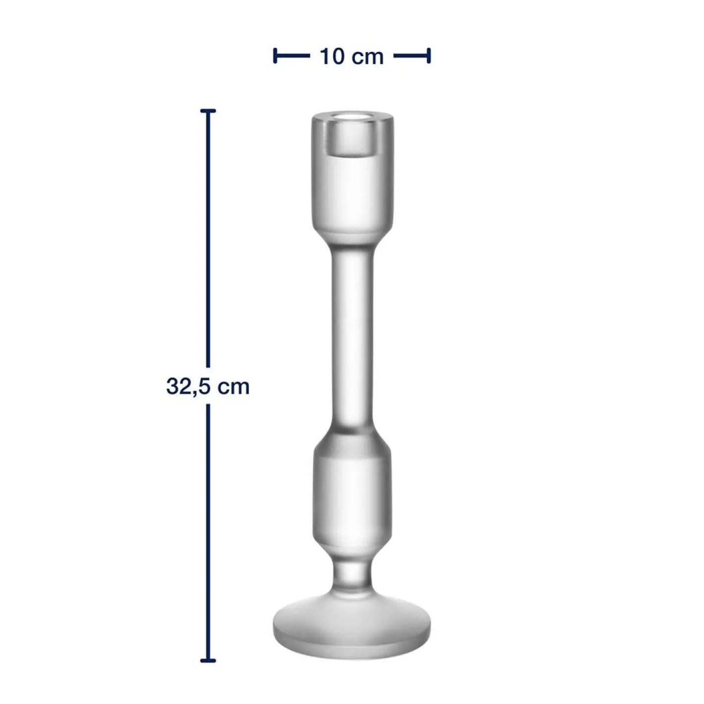 Leuchter RIALTO 33 cm satiniert*LEONARDO Clearance
