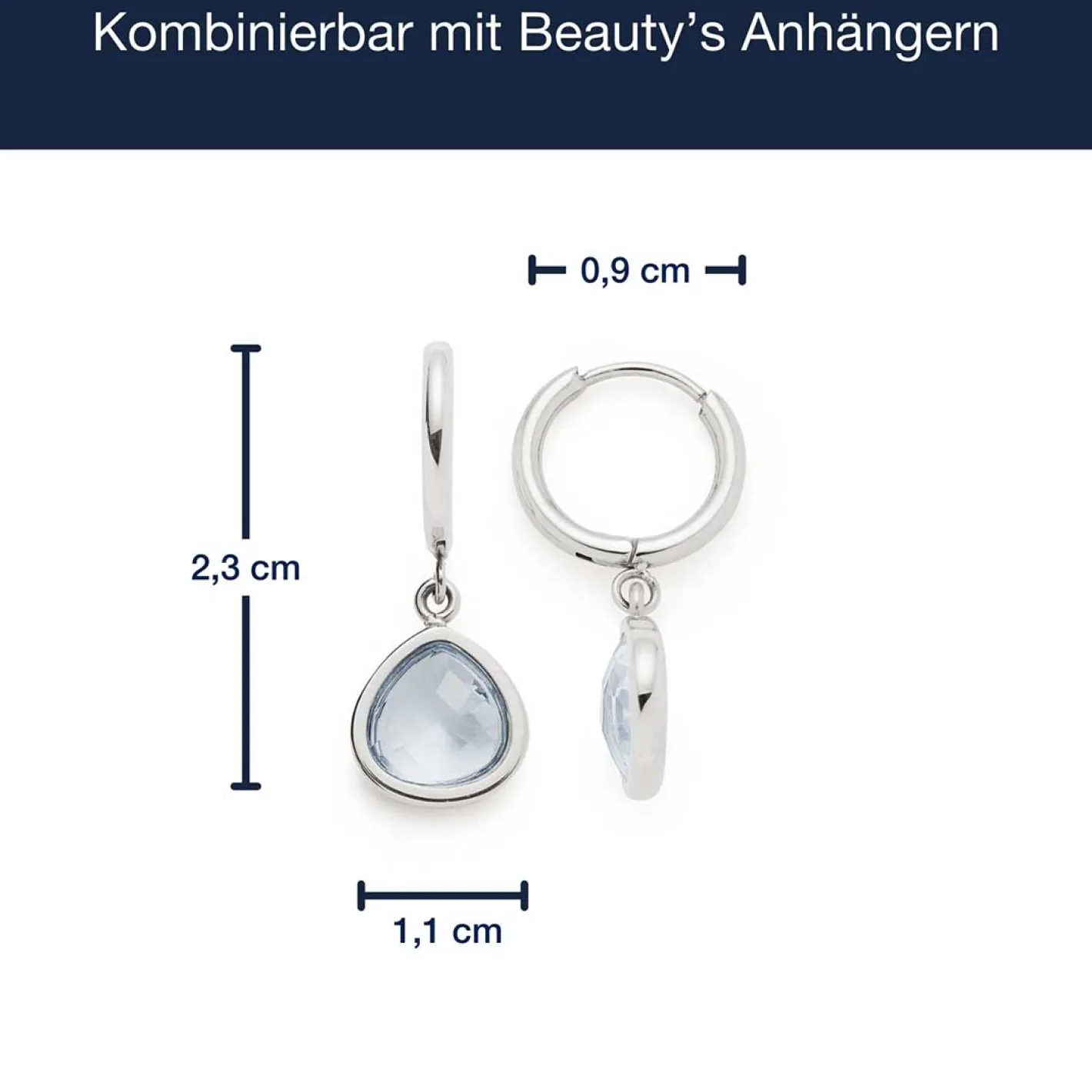 Ohrring INDRA blau CIAO*LEONARDO Best