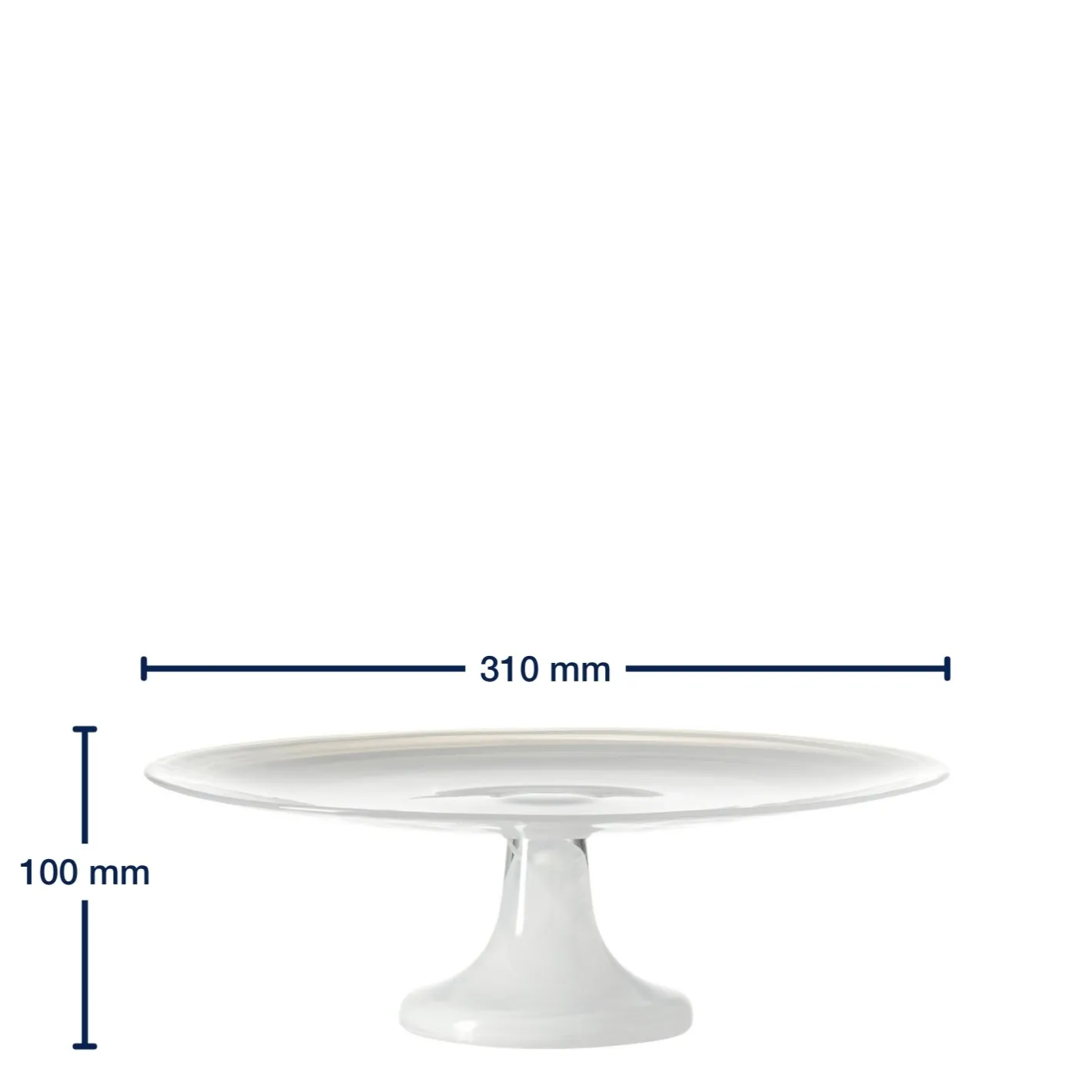 Platte ALABASTRO 31 cm weiß*LEONARDO Best