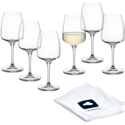 Rieslingglas CESTI 280 ml 6er-Set + Poliertuch*LEONARDO Best