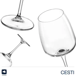 Rieslingglas CESTI 280 ml 6er-Set + Poliertuch*LEONARDO Best