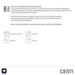 Rieslingglas CESTI 280 ml 6er-Set + Poliertuch*LEONARDO Best