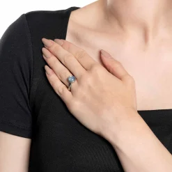 Ring BEA 17 grau blau*LEONARDO