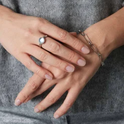 Ring BEA 17 grau blau*LEONARDO