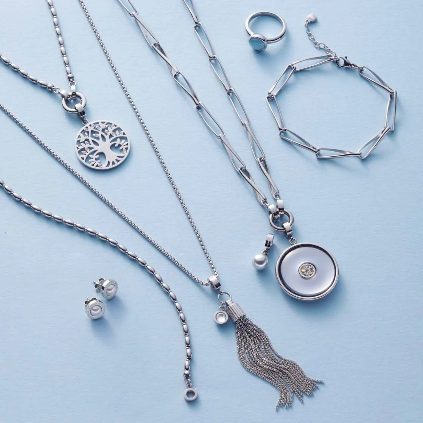 Ring BEA 18 grau blau*LEONARDO Outlet