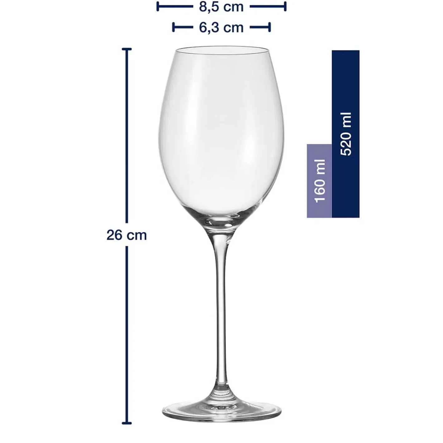 Rotweinglas CHEERS 520 ml mit persönlicher Gravur*LEONARDO Sale