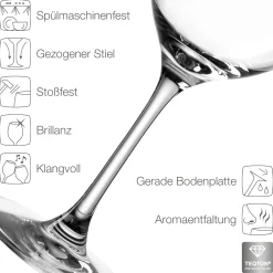 Rotweinglas CIAO+ 430 ml 6er-Set*LEONARDO Clearance