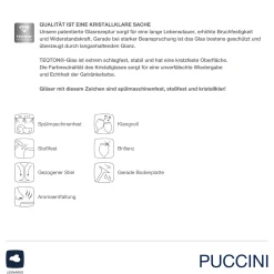 Rotweinglas PUCCINI 750 ml mit Ebbe/ Flut Gravur*LEONARDO Hot