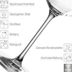 Rotweinglas PUCCINI 750 ml mit persönlicher Gravur*LEONARDO New