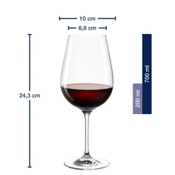 Rotweinglas TIVOLI 700 ml 6er-Set*LEONARDO Online