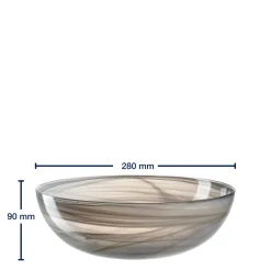 Schale ALABASTRO 28 cm beige*LEONARDO