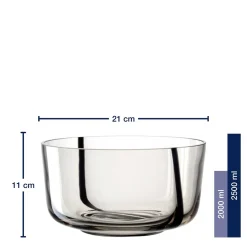 Schale ALVEO 21 cm taupe*LEONARDO New