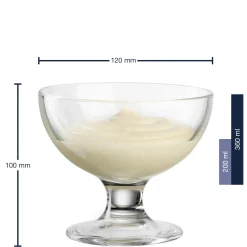 Schale auf Fuß CUCINA 360 ml*LEONARDO Best