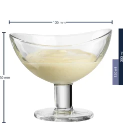 Schale auf Fuß LOOP 14 cm*LEONARDO Hot