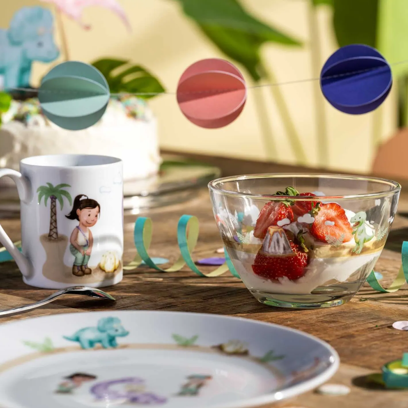 Schale BAMBINI AVVENTURA 12 cm Dino*LEONARDO Sale