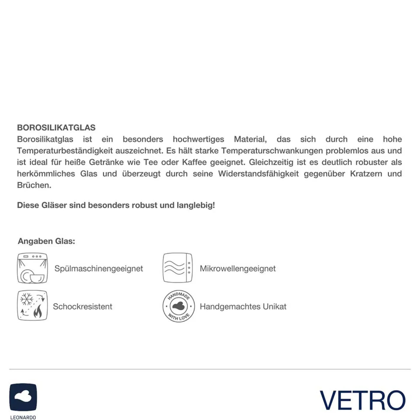 Schale VETRO 9 cm 2er-Set*LEONARDO Sale