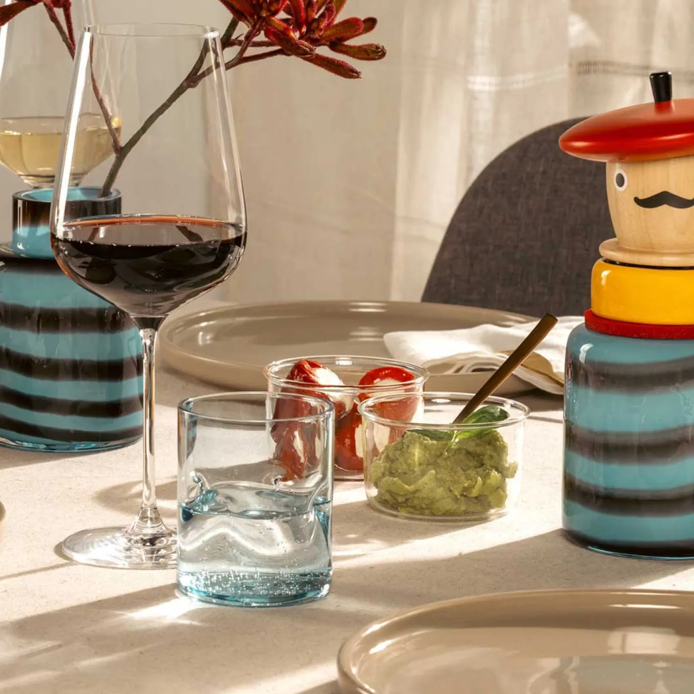 Schale VETRO 9 cm 2er-Set + 2 Eislöffel*LEONARDO Discount