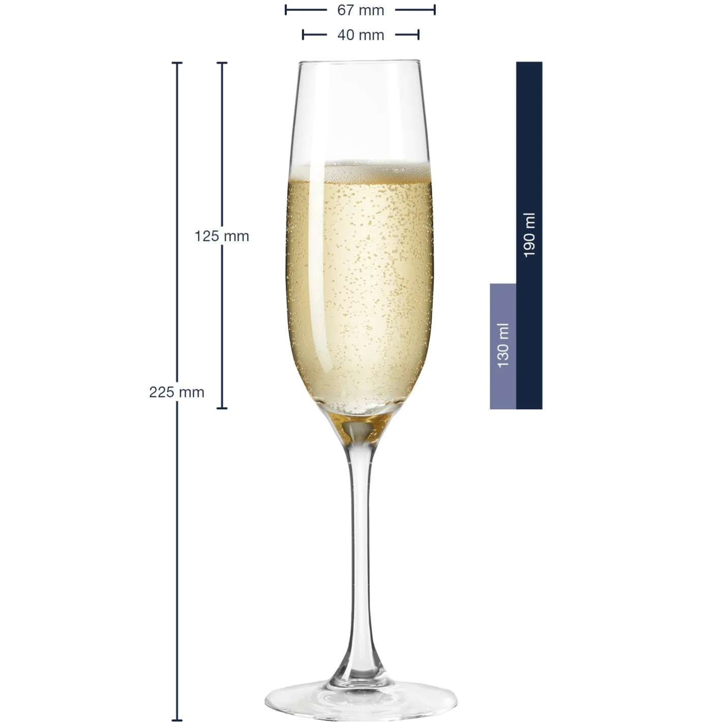 Sektglas CIAO+190 ml 6er-Set*LEONARDO Online