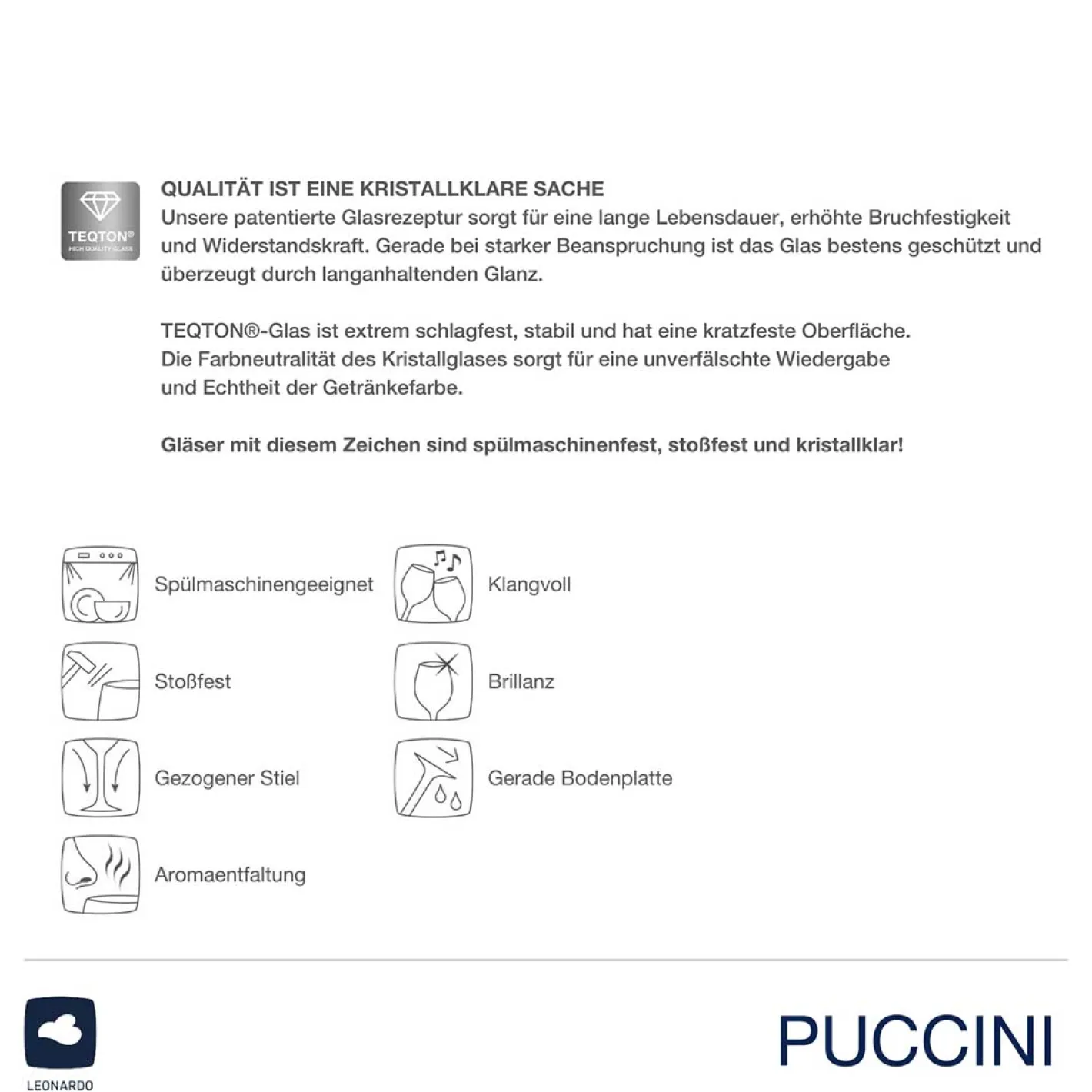 Sektglas PUCCINI 280 ml gold 2er-Set*LEONARDO Best