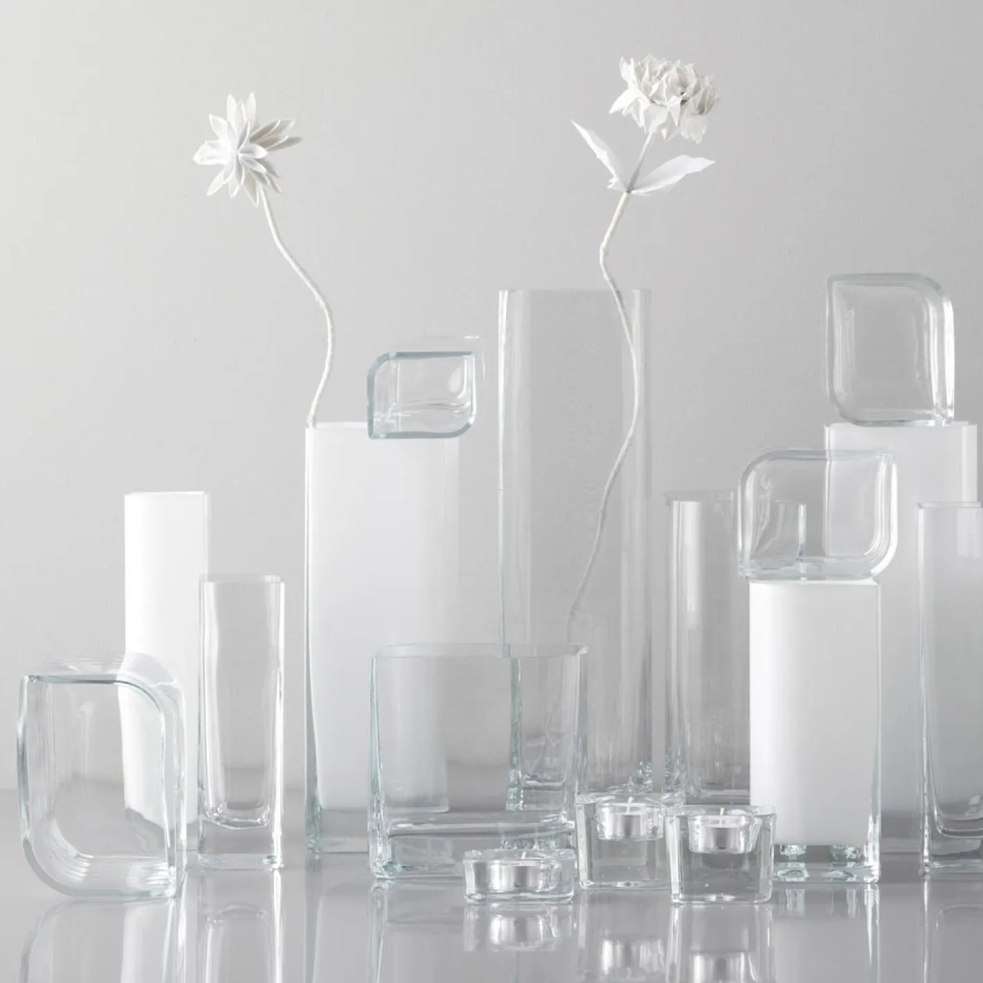 Solifleurvase LUCCA 25 cm weiß*LEONARDO Discount