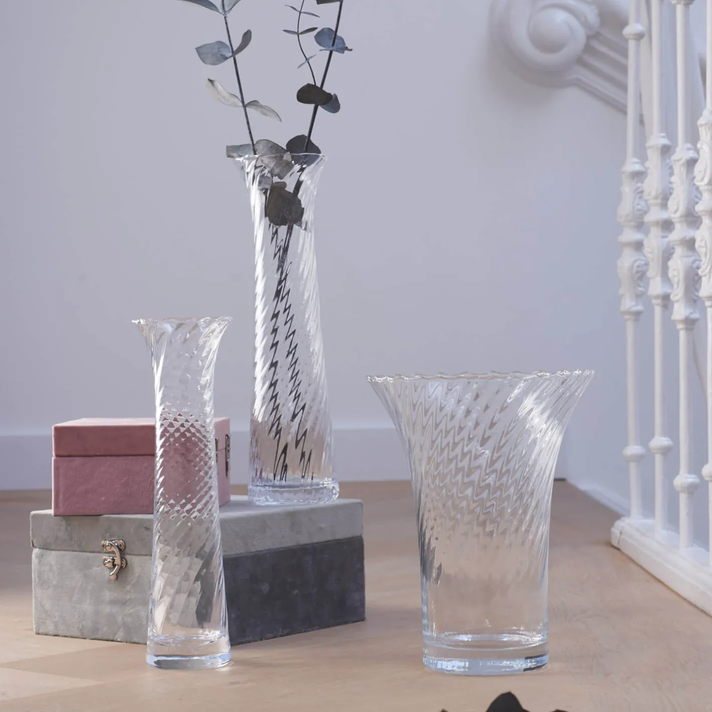 Solifleurvase RAVENNA optisch 27 cm*LEONARDO Discount