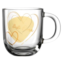 Tasse EMOZIONE 400 ml gelb 'Beste Oma'*LEONARDO Sale