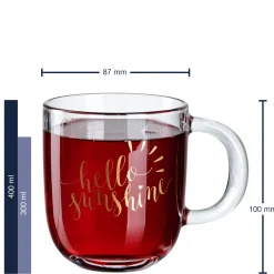 Tasse EMOZIONE 400 ml 'hello sunshine'*LEONARDO New