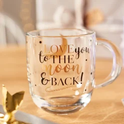 Tasse EMOZIONE 400 ml 'Love you to the moon and back'*LEONARDO Hot