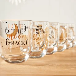 Tasse EMOZIONE 400 ml 'Love you to the moon and back'*LEONARDO Hot