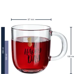 Tasse EMOZIONE 400 ml 'OH HAPPY DAY'*LEONARDO Outlet
