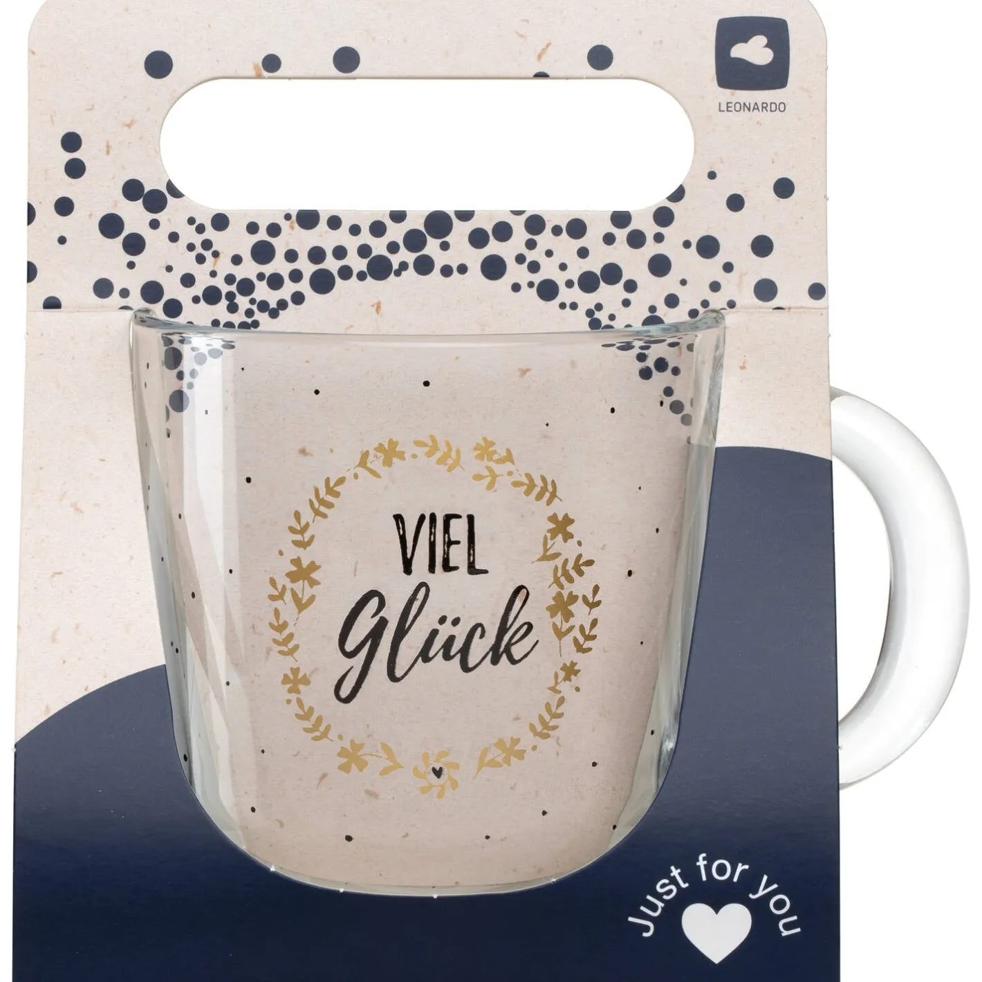 Tasse EMOZIONE 400 ml 'Viel Glück'*LEONARDO Sale