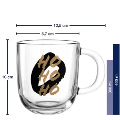 Tasse SILENZIO 400 ml 'HO HO HO'*LEONARDO Hot