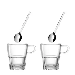 Tassen/Löffel SENSO 250 ml 4-teilig*LEONARDO Outlet