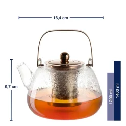 Teekanne mit Metallhenkel TÈ PER TE 1,2 l*LEONARDO New