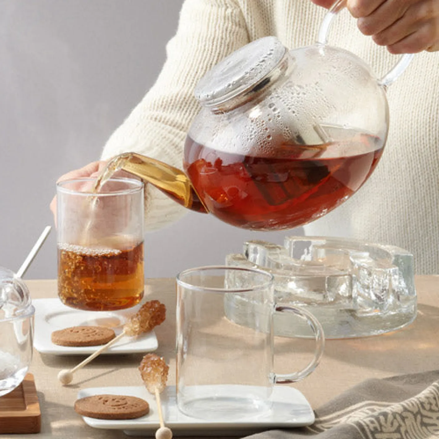 Teekanne MOON 1,2 l*LEONARDO Discount