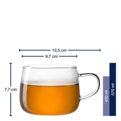 Teetasse 450ml TÈ PER TE 4er-Set*LEONARDO Hot