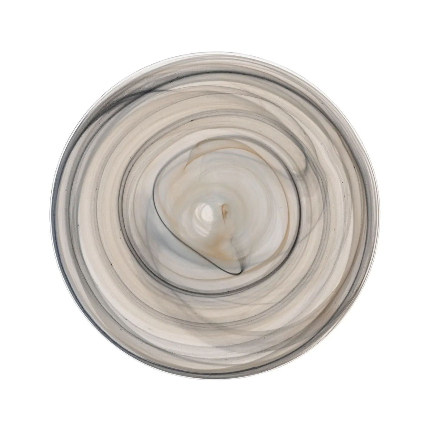 Teller ALABASTRO 25 cm beige/schwarz*LEONARDO Best