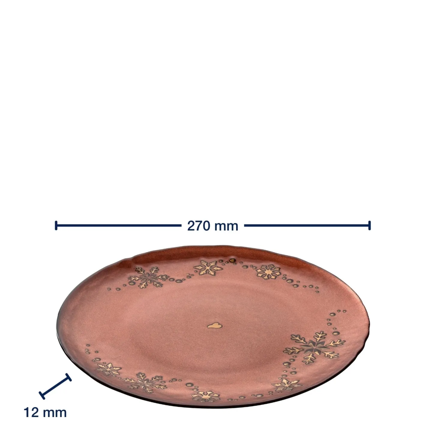 Teller 27cm rot AUTENTICO*LEONARDO Sale