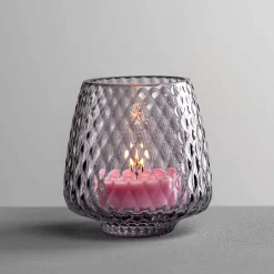 Tischlicht GIULIA 10 cm grau*LEONARDO