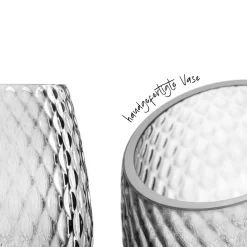 Tischlicht GIULIA 10 cm grau*LEONARDO