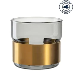 Tischlicht SILENZIO 9 cm grau*LEONARDO Best