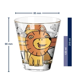 Trinkglas BAMBINI 215 ml Löwe 6er-Set*LEONARDO
