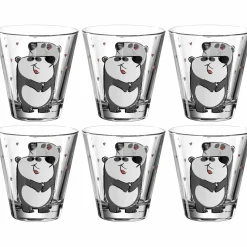 Trinkglas BAMBINI 215 ml Panda 6er-Set*LEONARDO Clearance