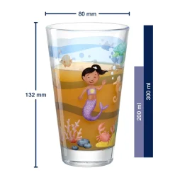 Trinkglas BAMBINI AVVENTURA 300 ml Meer 6er-Set*LEONARDO