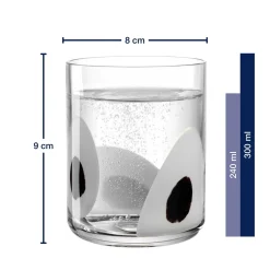 Trinkglas BANDA NERA 300ml 2er-Set*LEONARDO Clearance