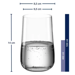Trinkglas BRUNELLI 530 ml 6er-Set*LEONARDO Sale