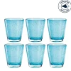 Trinkglas BURANO 330 ml blau 6er-Set*LEONARDO Best