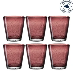 Trinkglas BURANO 330 ml viola 6er-Set*LEONARDO New