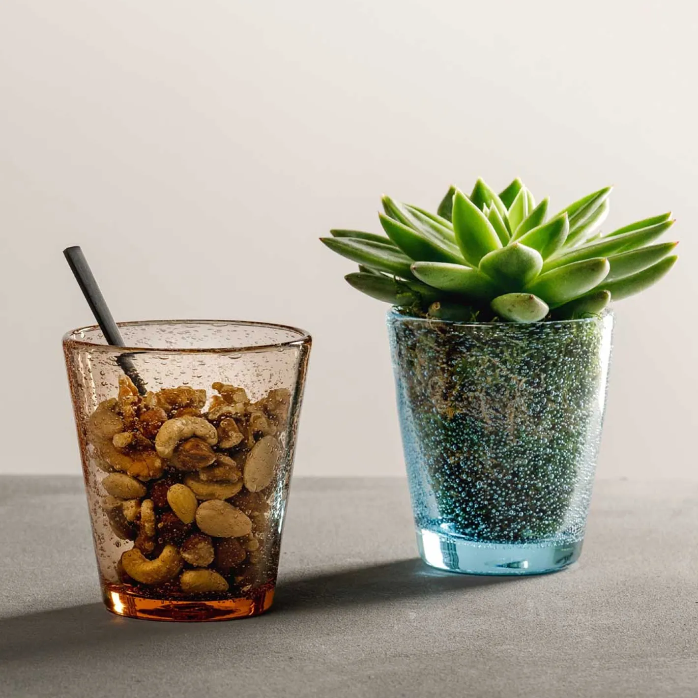 Trinkglas BURANO 330 ml warme Farben 4er-Set*LEONARDO Hot