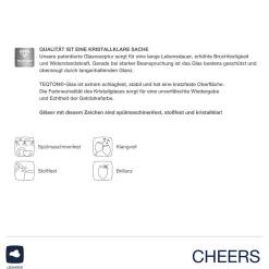 Trinkglas CHEERS 450 ml mit persönlicher Gravur*LEONARDO Best